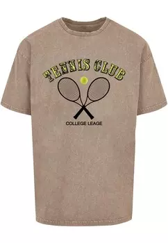 Футболка Merchcode TENNIS CLUB, хаки