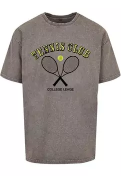 Футболка Merchcode TENNIS CLUB, серый