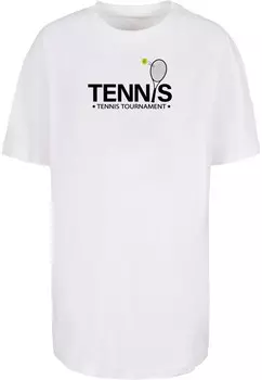 Футболка Merchcode TENNIS RACKET, белый