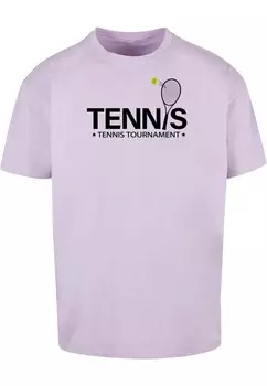 Футболка Merchcode TENNIS RACKET, светло-фиолетовый