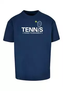 Футболка Merchcode TENNIS RACKET, темно-синий