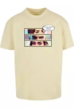 Футболка Merchcode THINKING COMIC, светло-желтого
