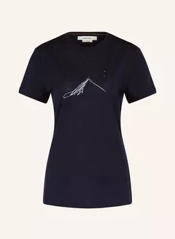 Футболка merino 150 tech lite из шерсти мериноса icebreaker, темно-синий