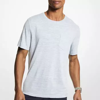 Футболка Michael Kors Slub Linen Pocket, серый