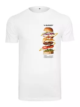 Футболка Mister Tee A BURGER, белый