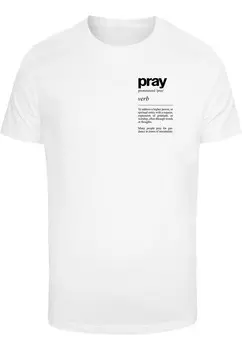 Футболка Mister Tee PRAY DEFINITION, белый