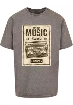 Футболка Mister Tee RETRO BOOM, серый