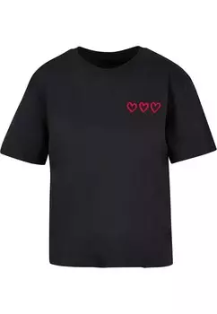 Футболка Mister Tee Shirt Three In A Row, черный