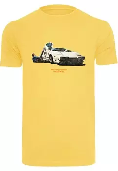 Футболка Mister Tee WEEKEND WOLF, цвет Yellow Gold