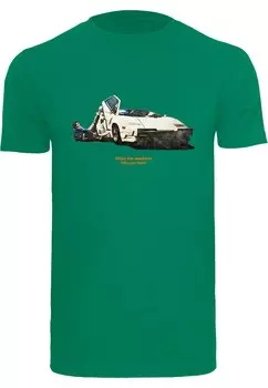 Футболка Mister Tee WEEKEND WOLF, зеленый
