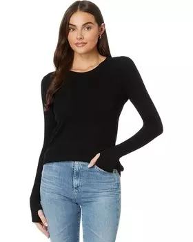 Футболка Mod-o-doc Long Sleeve Crew Neck Tee with Thumbhole, черный