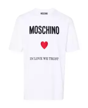 Футболка Moschino, белый
