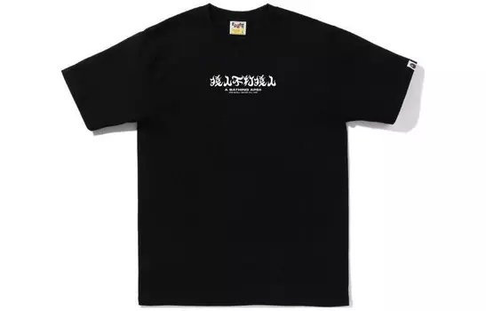 Футболка мужская A Bathing Ape, черный/синий