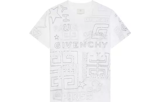 Футболка мужская белая Givenchy, белый