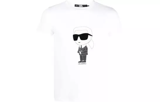 Футболка мужская белая Karl Lagerfeld, белый