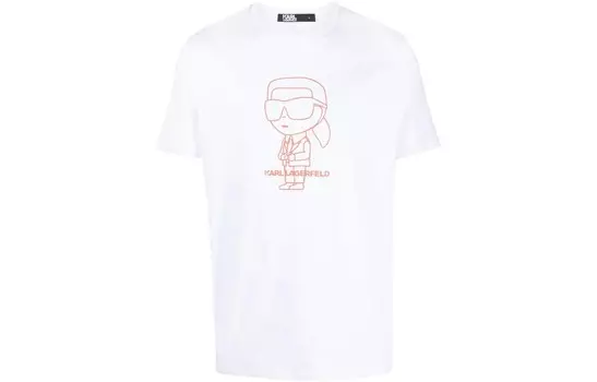 Футболка мужская белая Karl Lagerfeld, белый