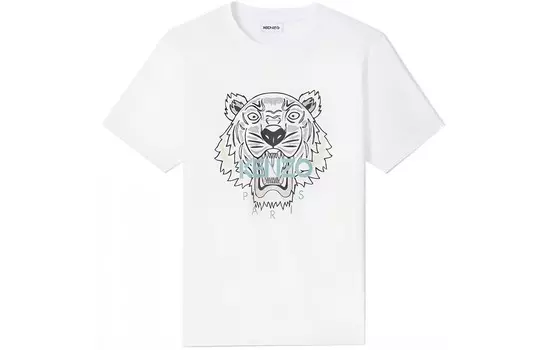 Футболка мужская белая Kenzo, белый