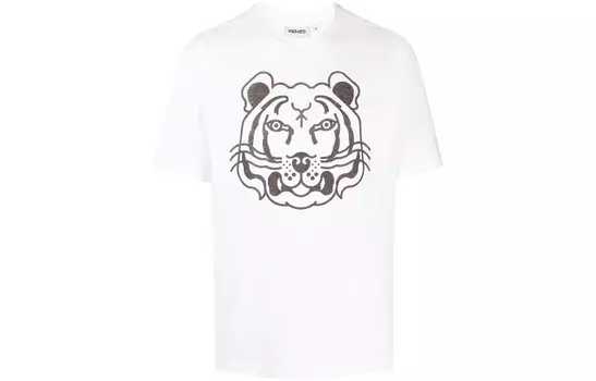 Футболка мужская белая Kenzo, белый