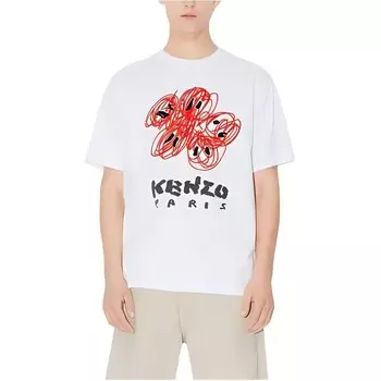 Футболка мужская белая Kenzo, белый