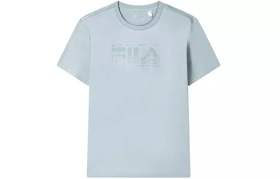 Футболка мужская бледно-голубая Fila, голубой