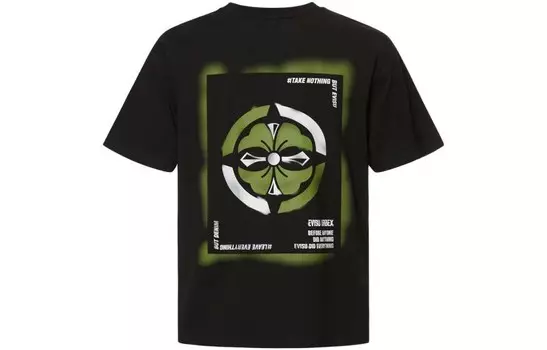 Футболка мужская черная Evisu, черный