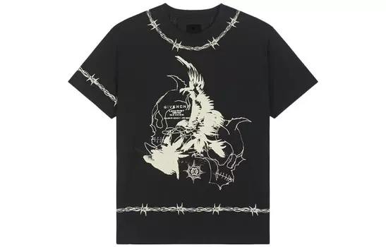 Футболка мужская черная Givenchy, черный