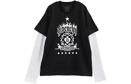 Футболка мужская черная Givenchy, черный