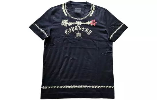Футболка мужская черная Givenchy, черный