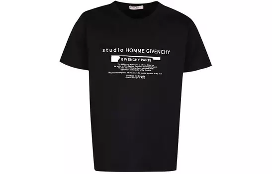 Футболка мужская черная Givenchy, черный