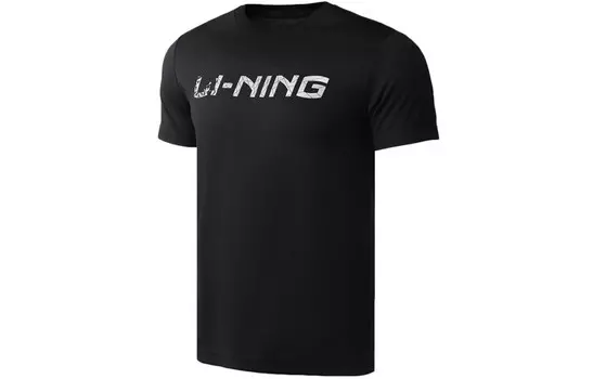 Футболка мужская черная Lining, черный