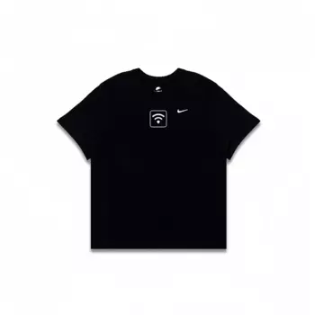 Футболка мужская черная Nike, черный