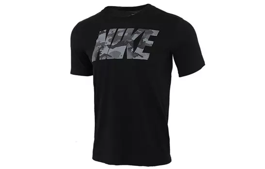 Футболка мужская черная Nike, черный