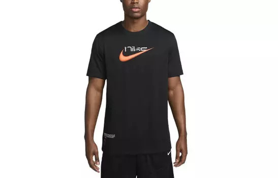 Футболка мужская черная Nike, черный
