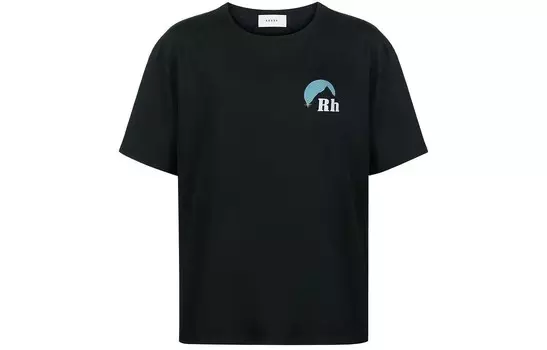 Футболка мужская черная Rhude, черный