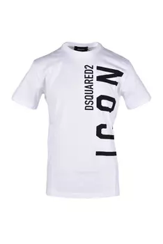 Футболка мужская Dsquared2 с принтом, белый