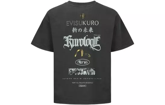 Футболка мужская Evisu, черный