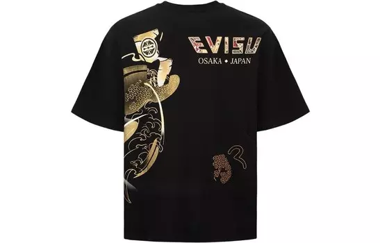 Футболка мужская Evisu, черный