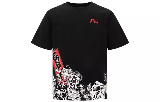 Футболка мужская Evisu, черный