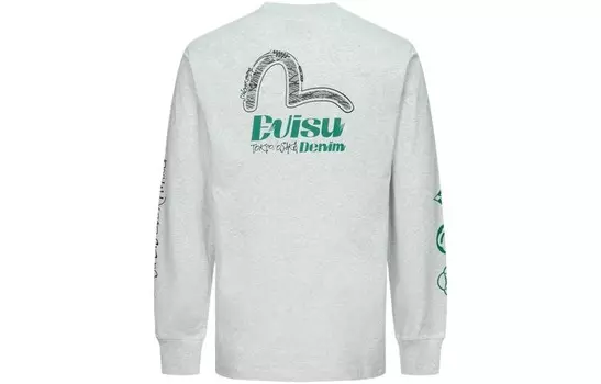 Футболка мужская Evisu, цвет Heather Gray