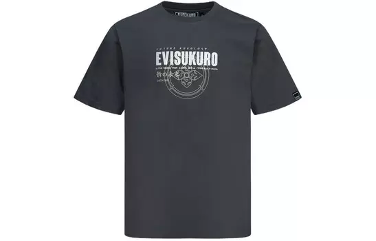 Футболка мужская Evisu, темно-серый