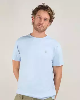Футболка мужская Garment Dyed с круглым вырезом El Ganso, голубой