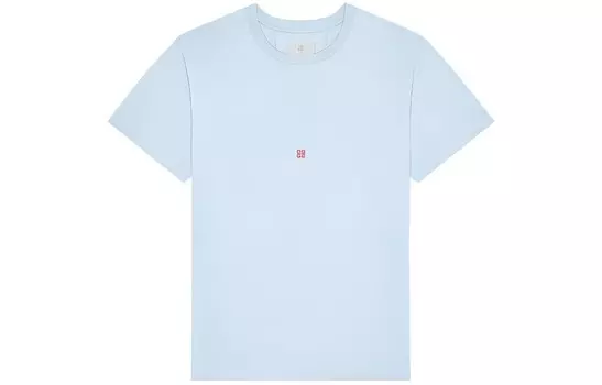 Футболка мужская небесно-голубая Givenchy, голубой