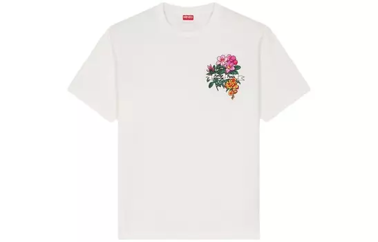 Футболка мужская Off White Kenzo, кремовый