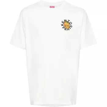 Футболка мужская Off White Kenzo, кремовый