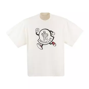 Футболка мужская Off White Moncler, кремовый