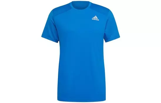 Футболка мужская синяя Adidas, синий