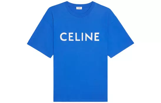 Футболка мужская синяя Celine, синий