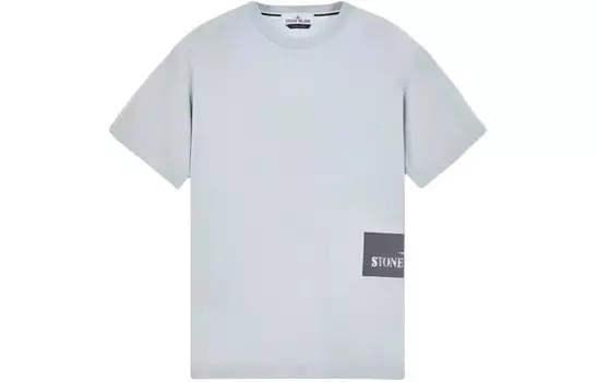 Футболка мужская синяя Stone Island, синий