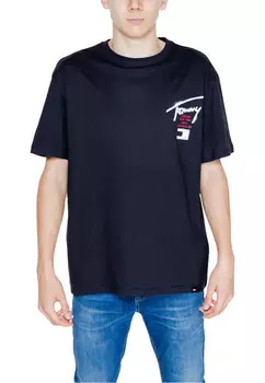 Футболка мужская Tommy Jeans с принтом на спине, черный