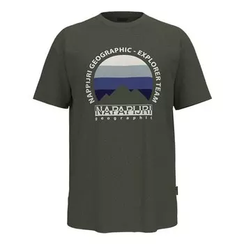 Футболка Napapijri S-Telemark 1, зеленый